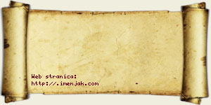 Mia Ćorović vizit kartica